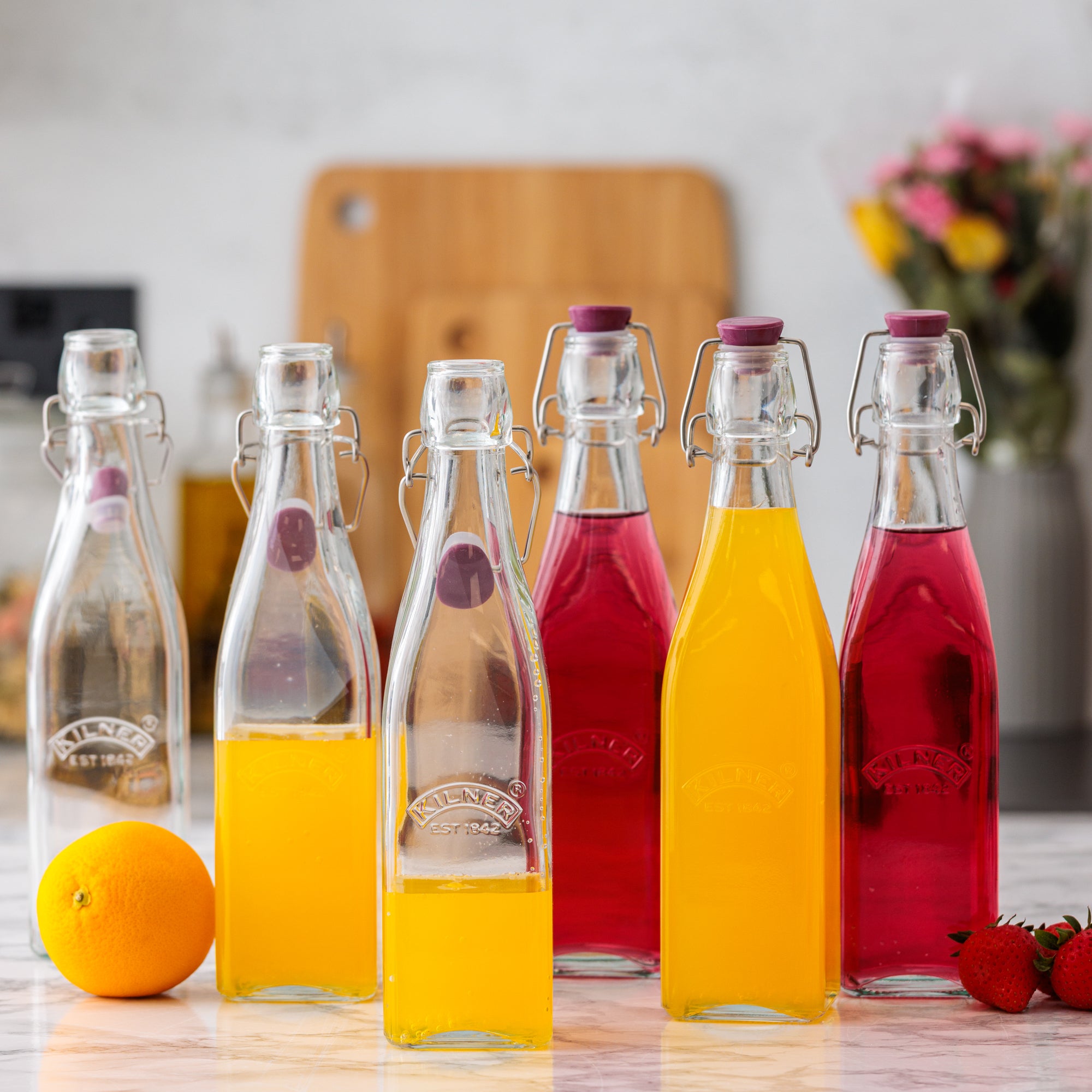 kilner-drinking-square-clip-top-flasche-16-oz-6er-set-glas image 3