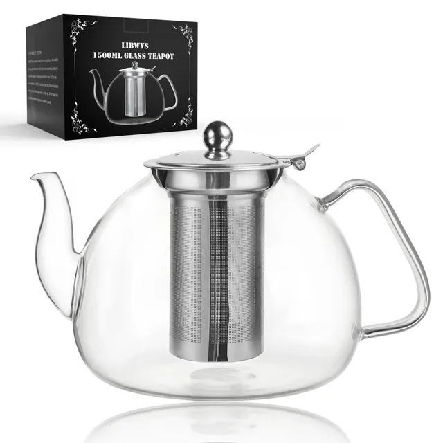 libwys-glaskanne-teekanne-glas-1500ml-mit-siebeinsatz image 1