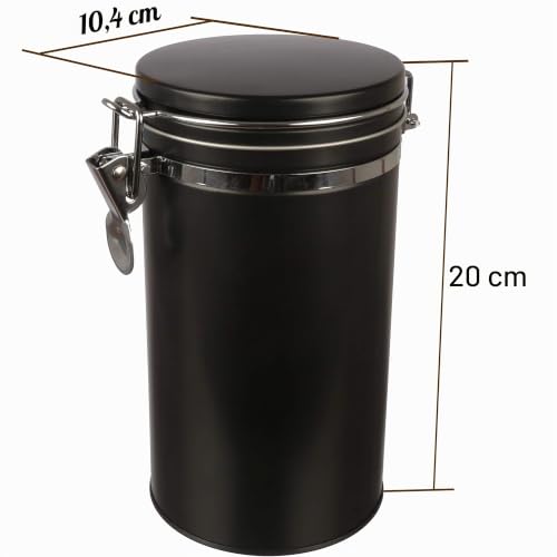dosenritter-kofi-runde-kaffeedose-2er-set-schwarz-500g image 6