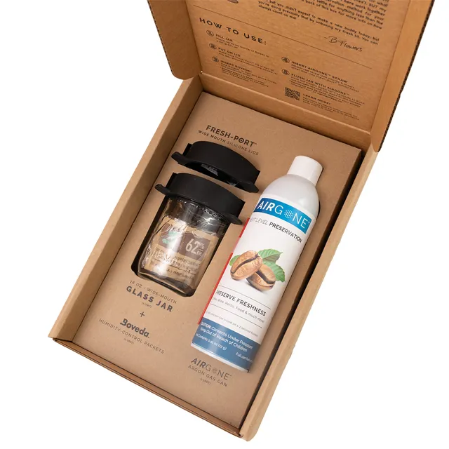 airscape-classic-buddy-flowers-fresh-kit-vorratsglas-16oz-aroma image 1