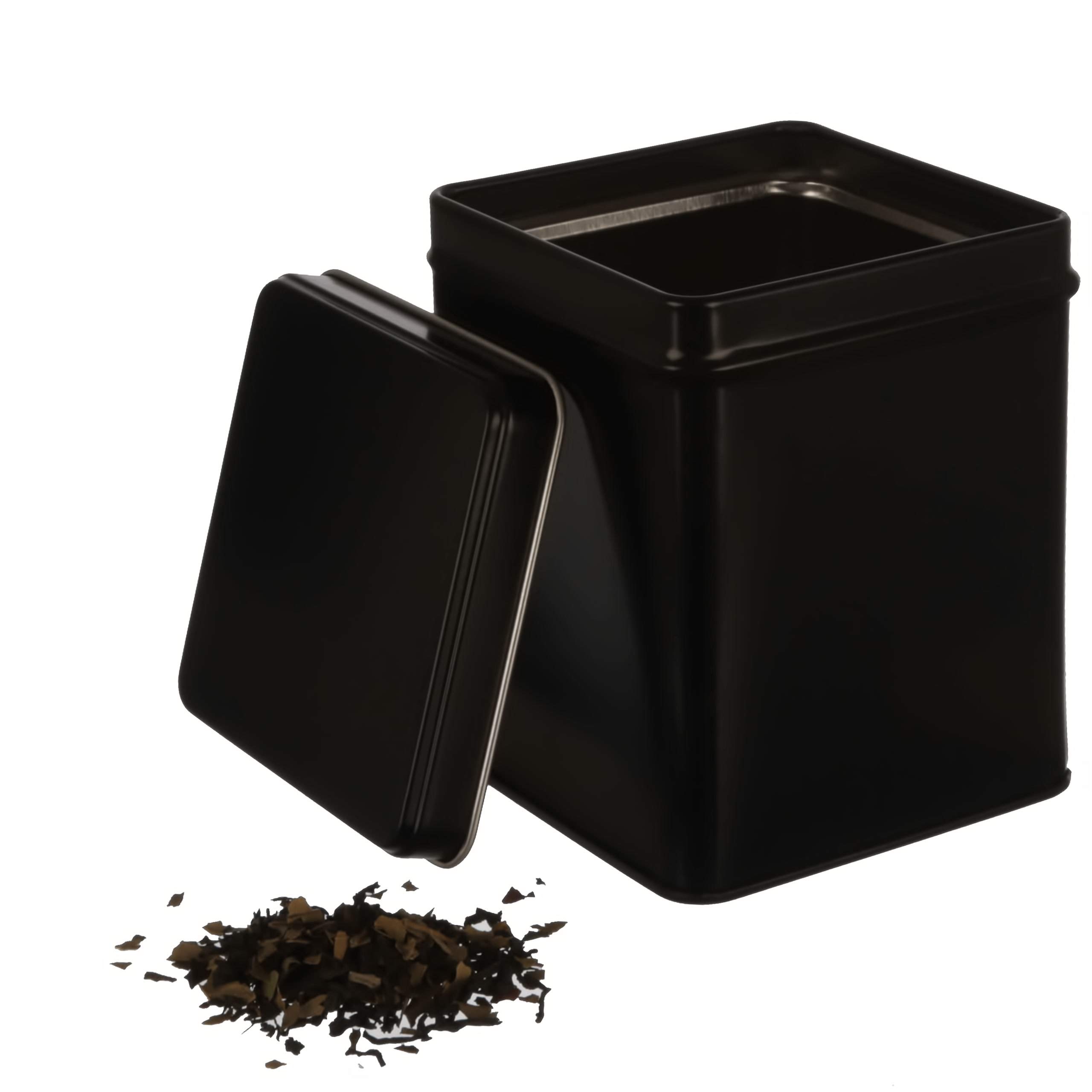 dosenritter-eckige-dosen-teedose-metall-6er-set-etikett-aromadicht image 4