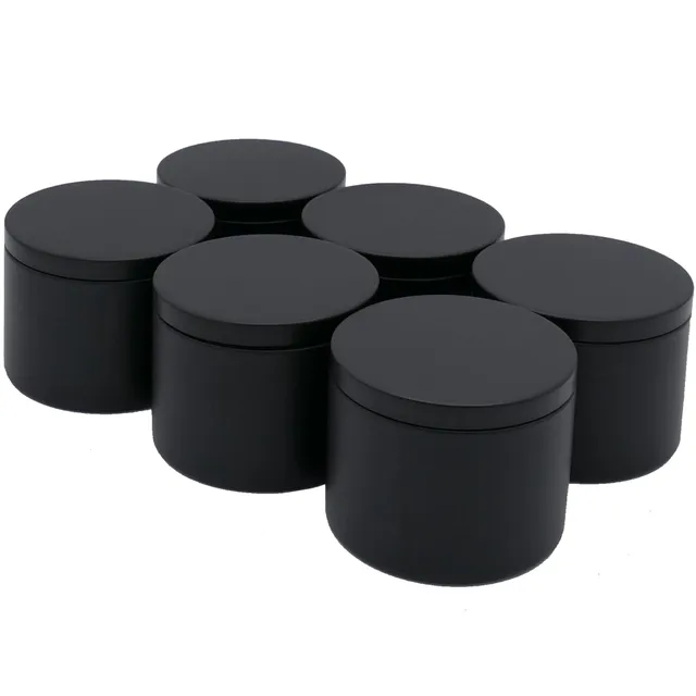 dosenritter-runde-dosen-moja-gew-rzdose-6er-schwarz-6-2x8cm image 1