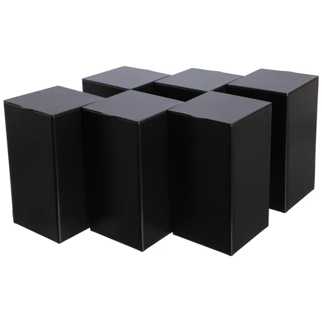 dosenritter-buba-eckige-vorratsdose-6er-set-schwarz-matt image 1