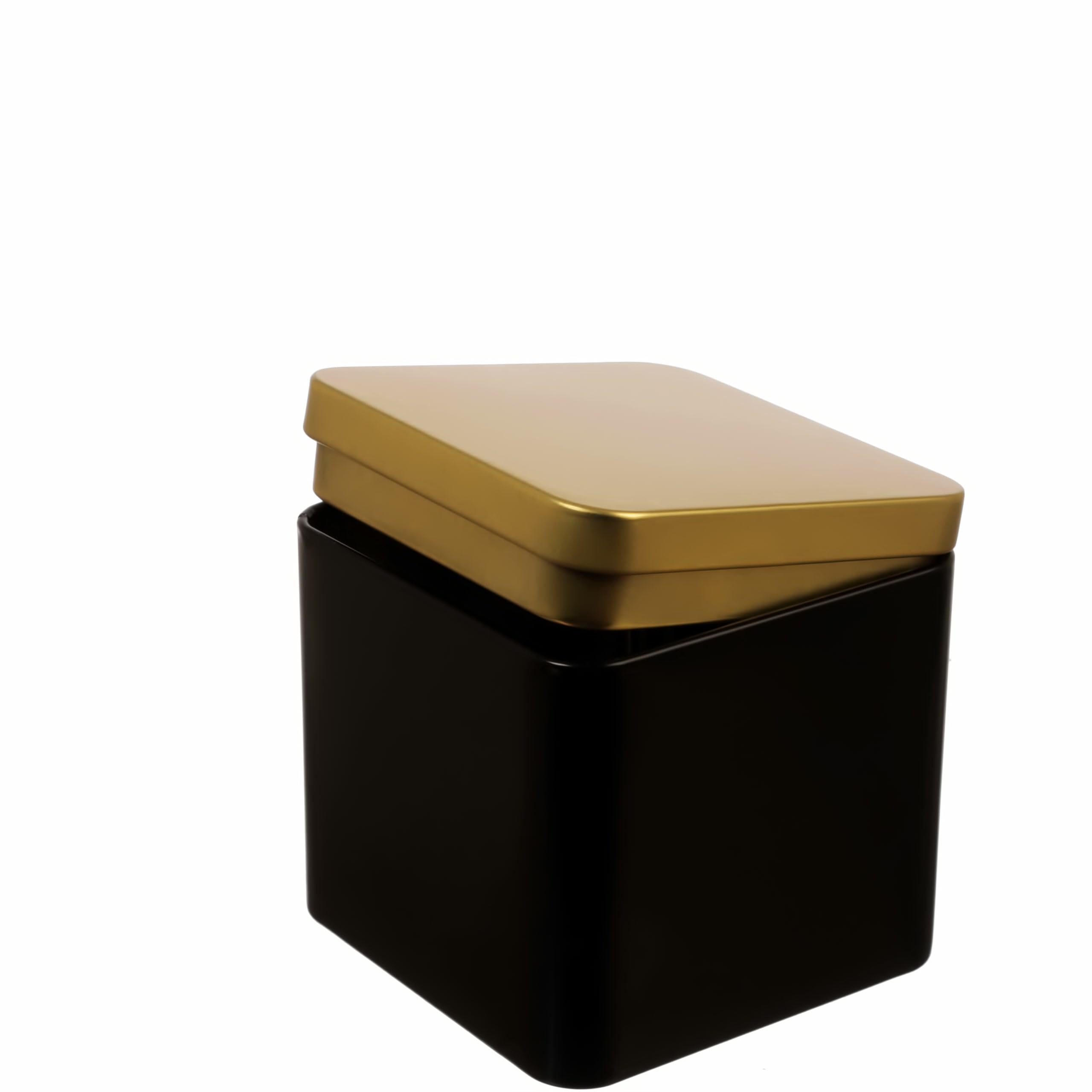 dosenritter-eckige-dosen-teedose-schwarz-gold-6er-set-150g-9x9x9 image 3