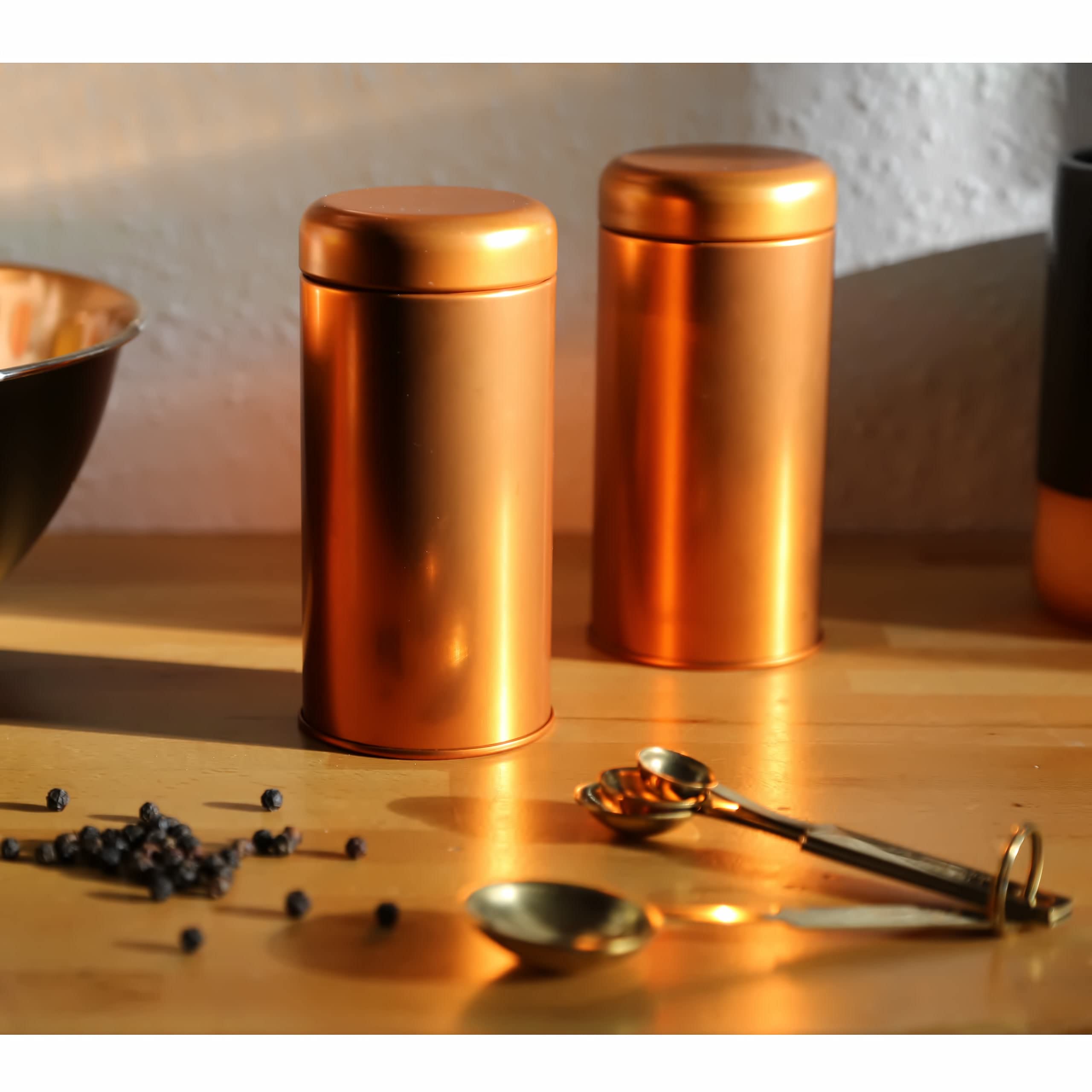 dosenritter-runde-dosen-teedose-kupfer-6er-set-retro image 2
