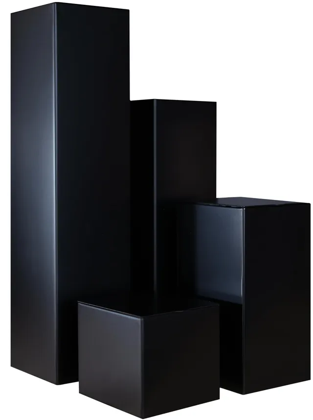 dosenritter-eckige-dosen-vorratsdose-4er-set-schwarz-matt-tee image 1