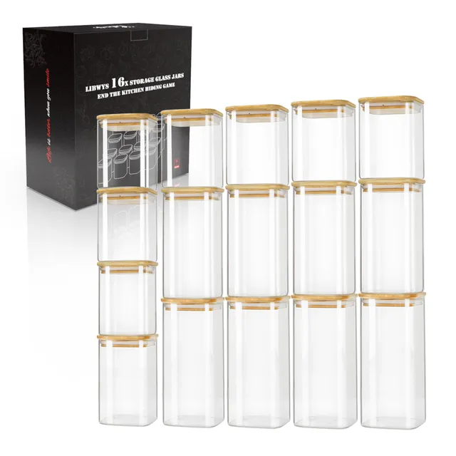 libwys-vorratsgl-ser-16er-set-600ml-1000ml-bambus image 1