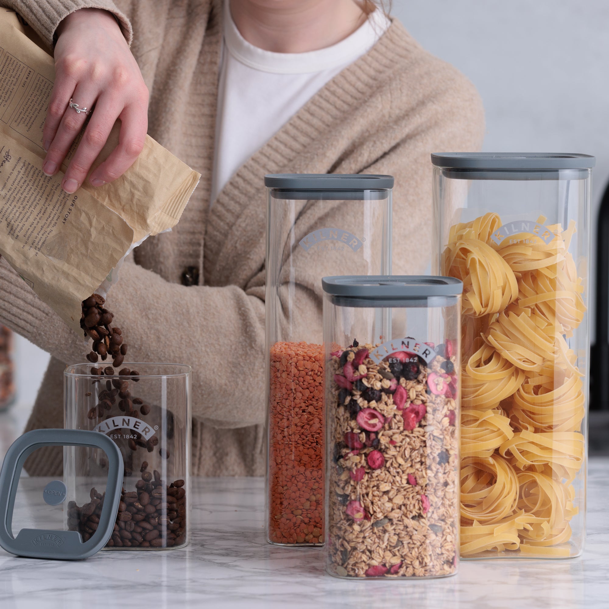 kilner-food-storage-fresh-storage-vorratsglas-4er-set-glas image 2