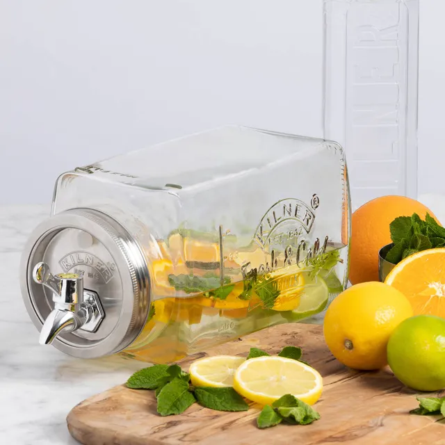 kilner-drinking-getr-nkespender-glas-3-liter-mit-zapfhahn-k-hlschrank image 1