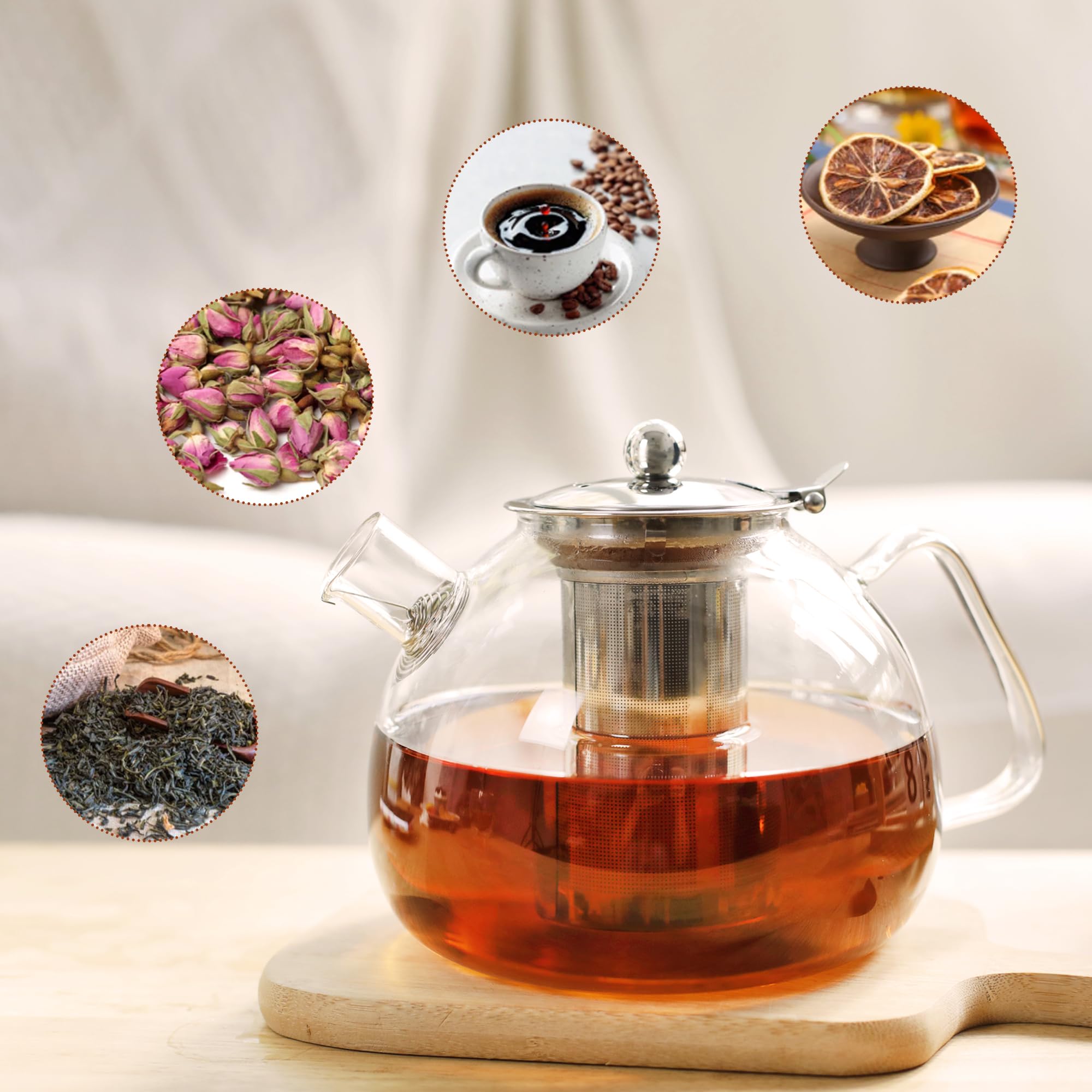 libwys-teekanne-glas-1500ml-mit-siebeinsatz-hitzebest-ndig image 5