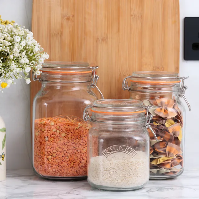 kilner-clip-top-jars-b-gelglas-1-2-l-3er-set-eckig image 1