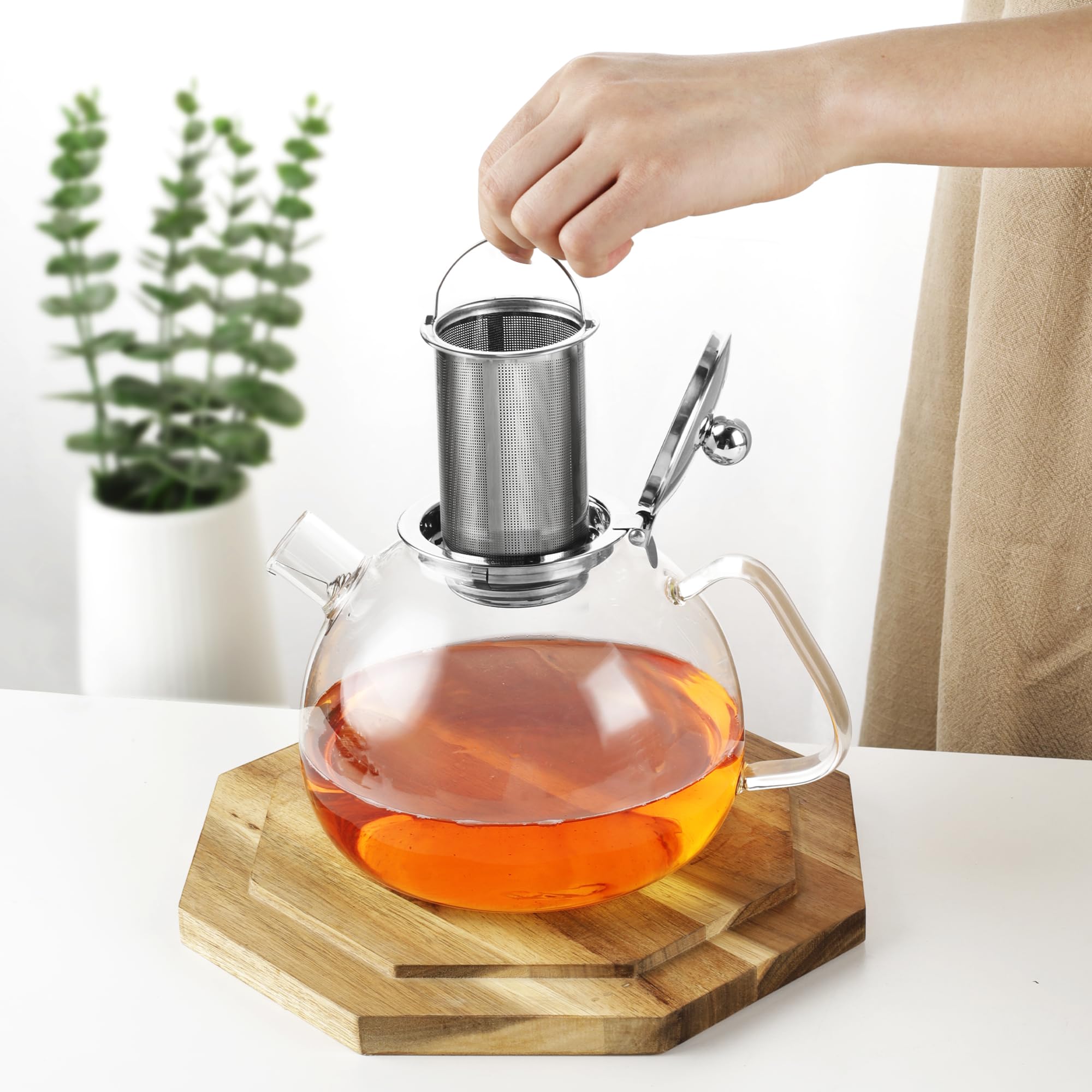 libwys-teekanne-glas-1500ml-mit-siebeinsatz-hitzebest-ndig image 4
