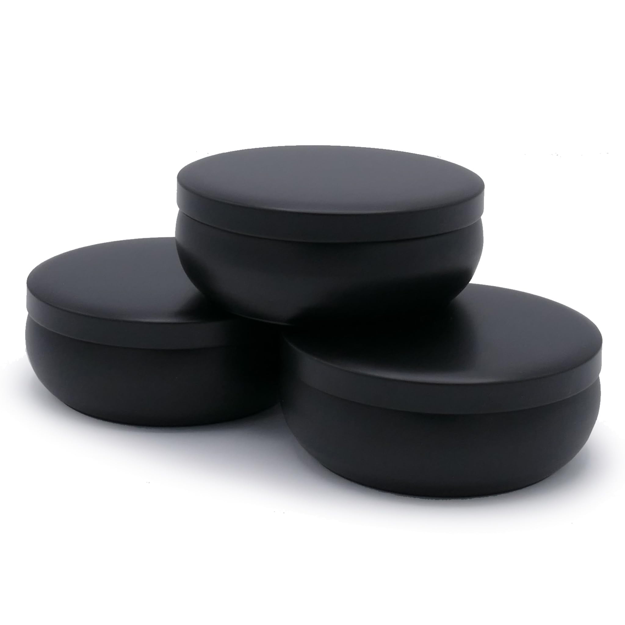 dosenritter-runde-dosen-schmuckdose-schwarz-3er-set-matt image 1