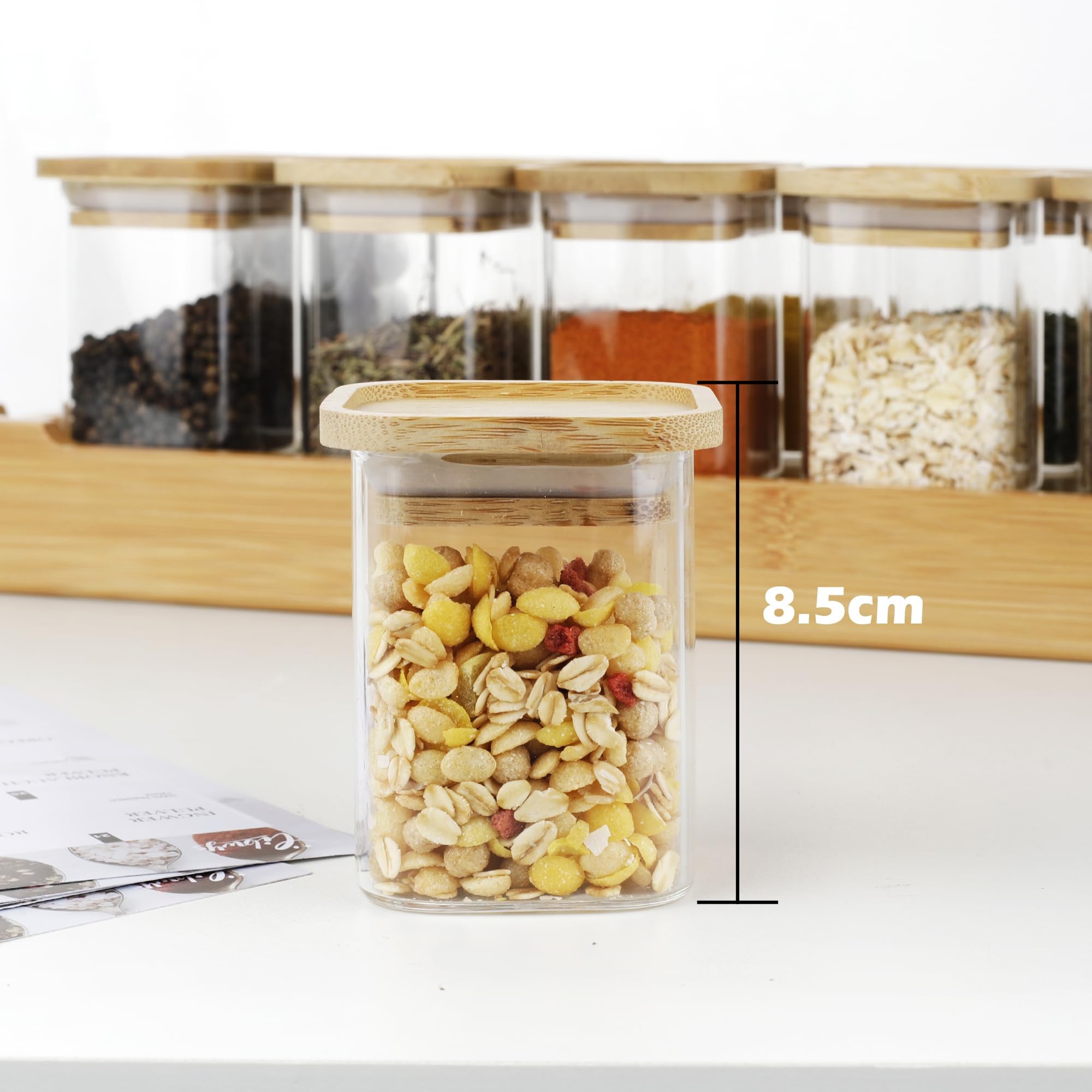 libwys-storage-jars-gew-rzgl-ser-200ml-12er-set-eckig-bambus image 5