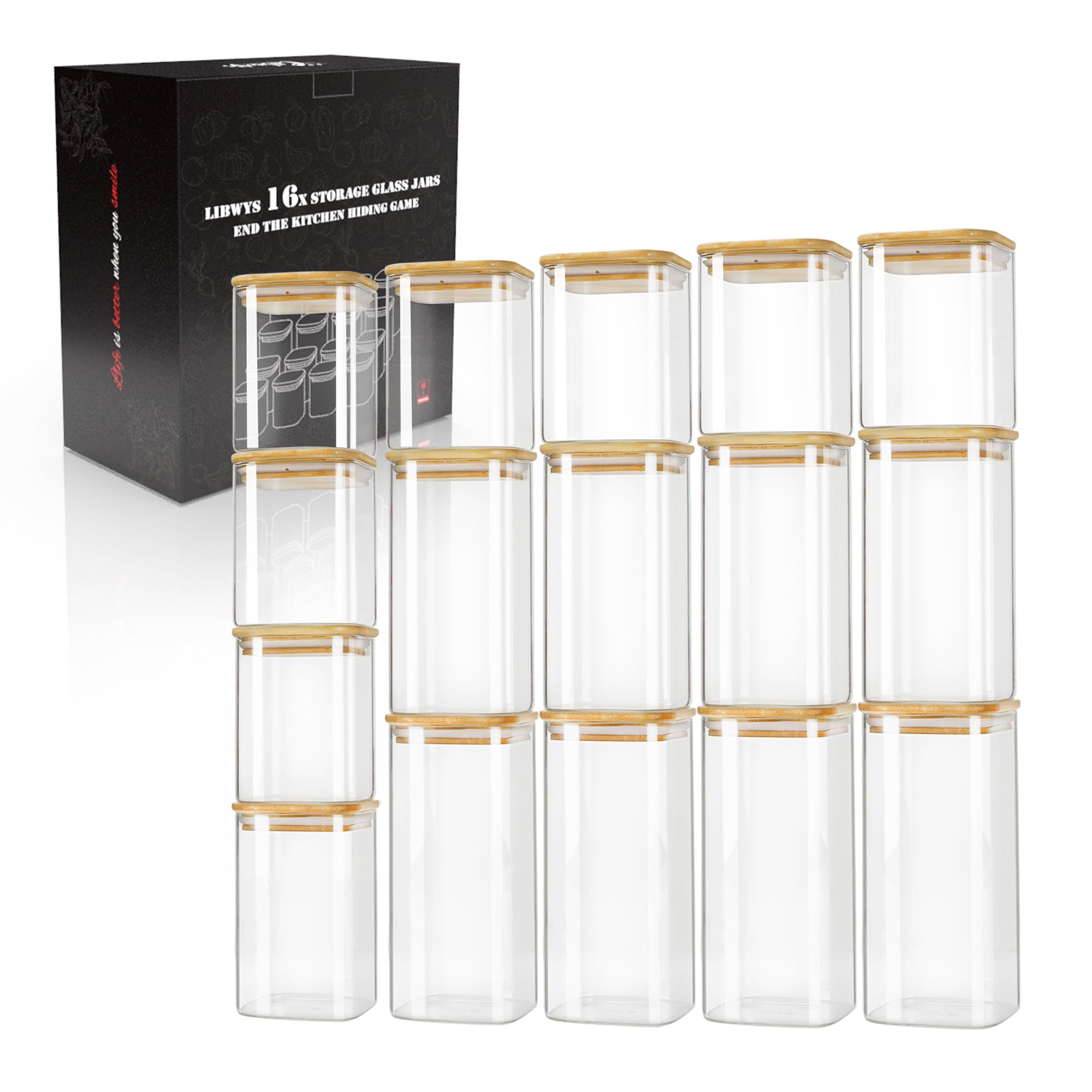 libwys-vorratsgl-ser-16er-set-600ml-1000ml-bambus image 1