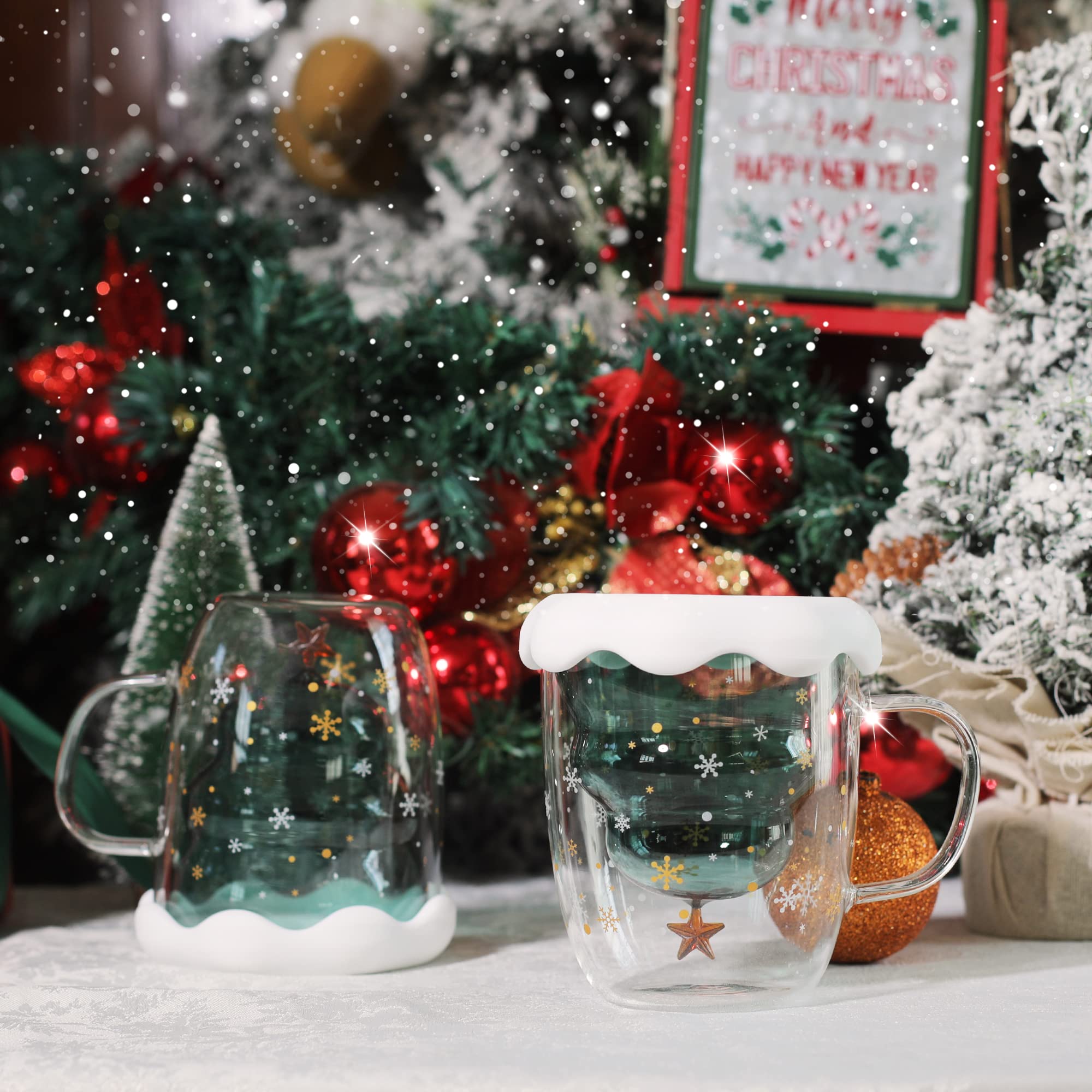 libwys-coffee-glasses-kaffeegl-ser-2x300ml-weihnachtsbaum-doppelwandig image 2