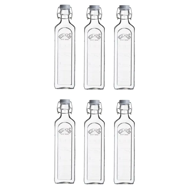 kilner-b-gelflasche-1-l-6er-set-glasflasche image 1
