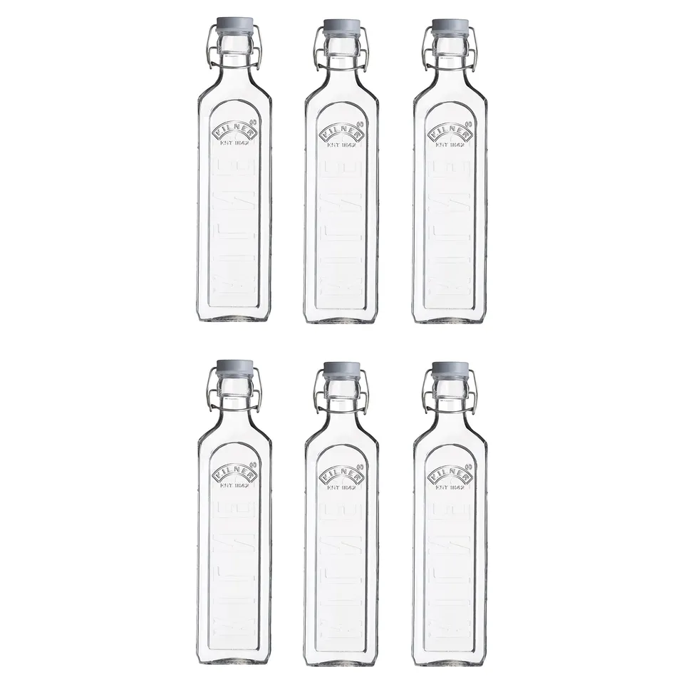 kilner-b-gelflasche-1-l-6er-set-glasflasche image 1