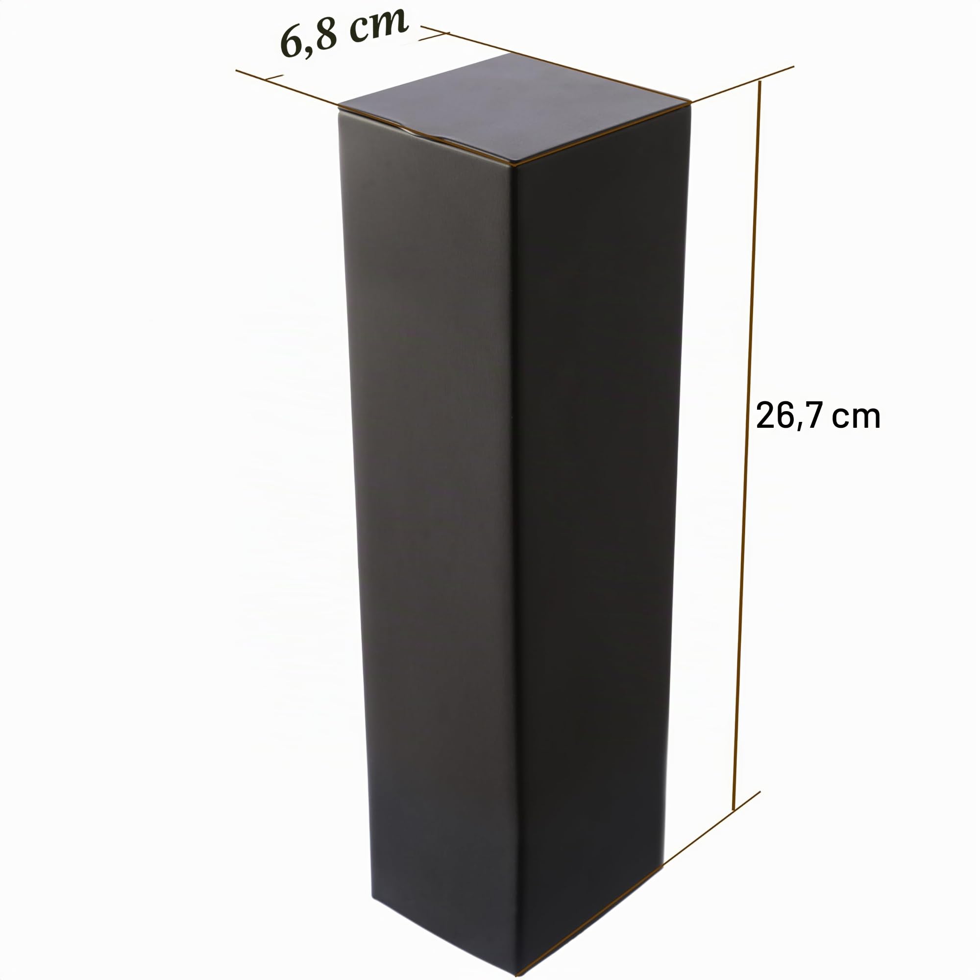dosenritter-eckige-dosen-vorratsdose-metall-schwarz-2er-set-aromadicht image 2