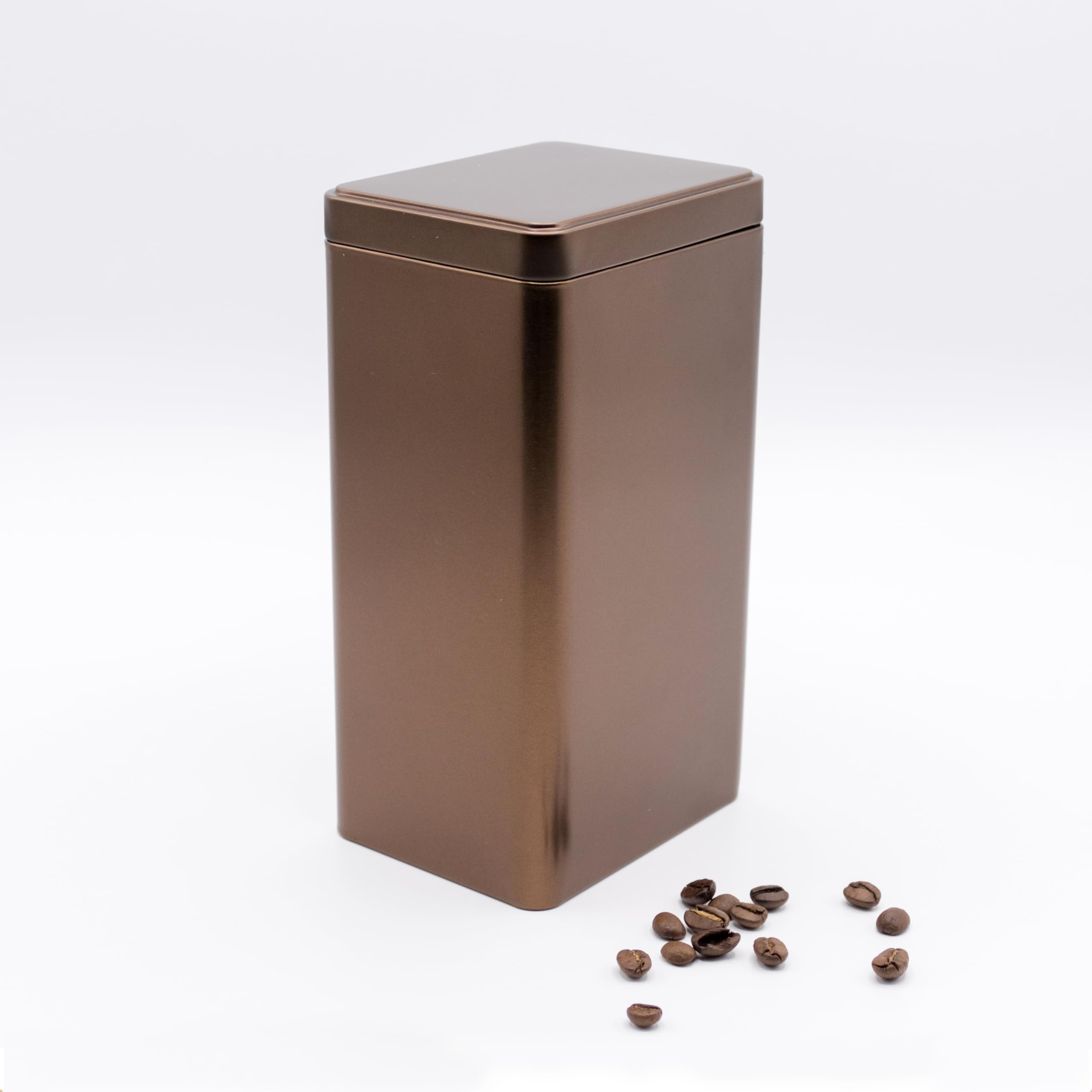 dosenritter-eckige-dosen-vorratsdose-kaffeebraun-3er-set-stapelbar image 5