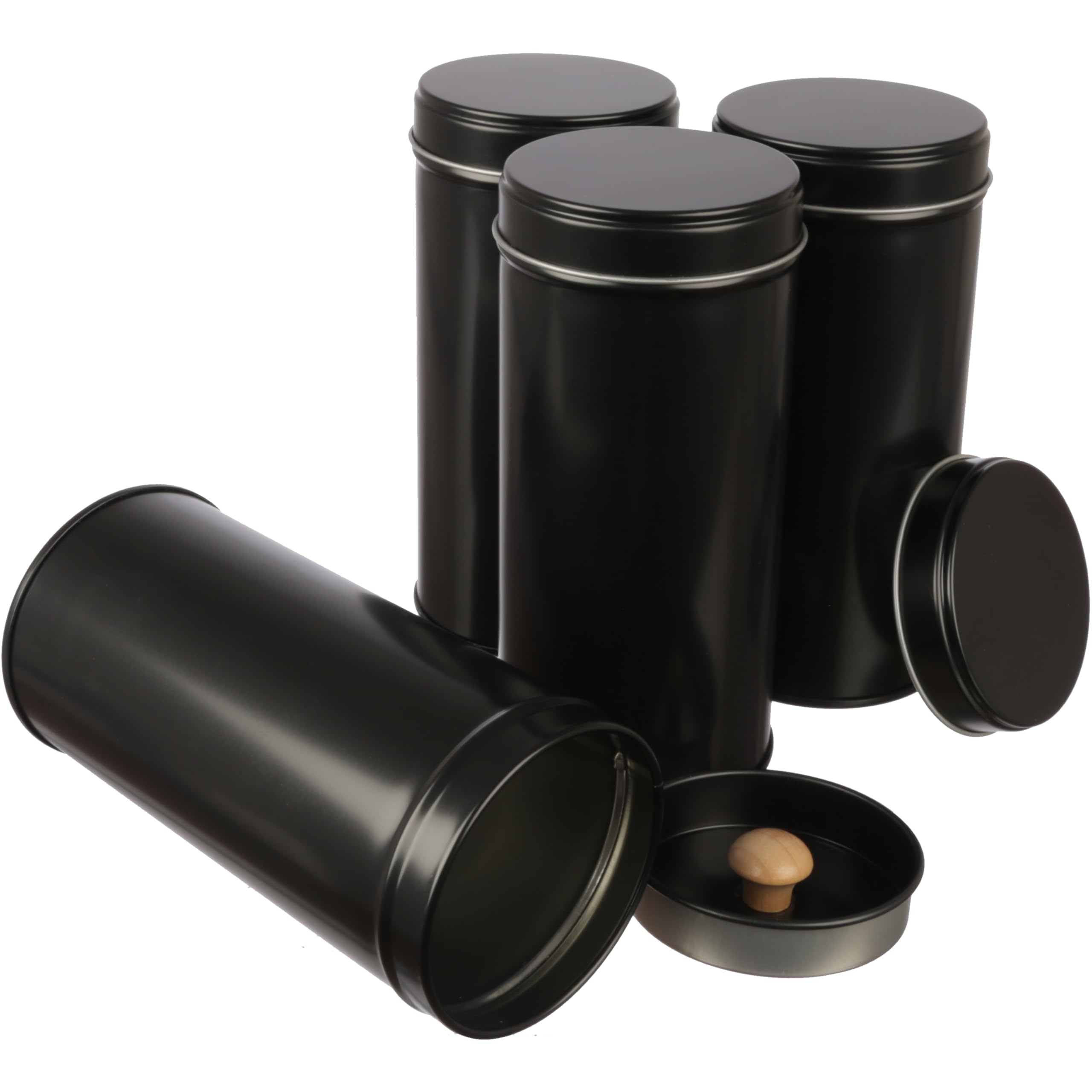 dosenritter-runde-dosen-teedose-metall-100g-4er-set-aromadeckel image 7