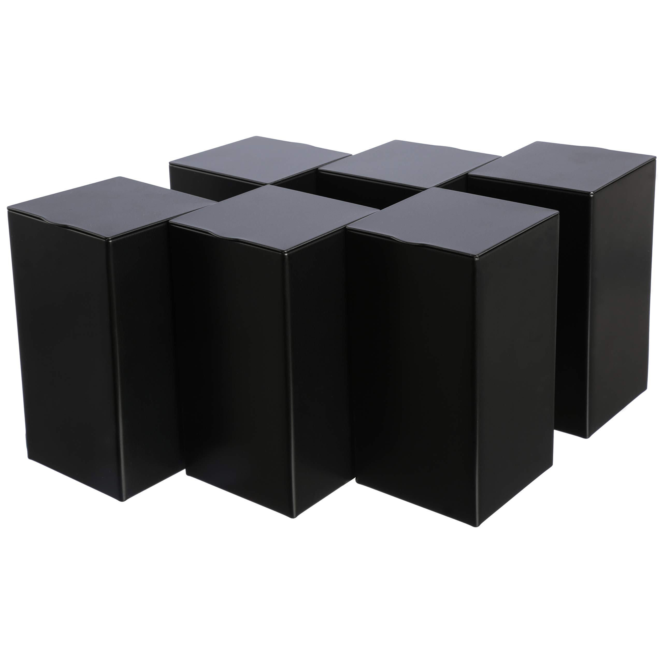 dosenritter-buba-eckige-vorratsdose-6er-set-schwarz-matt image 1