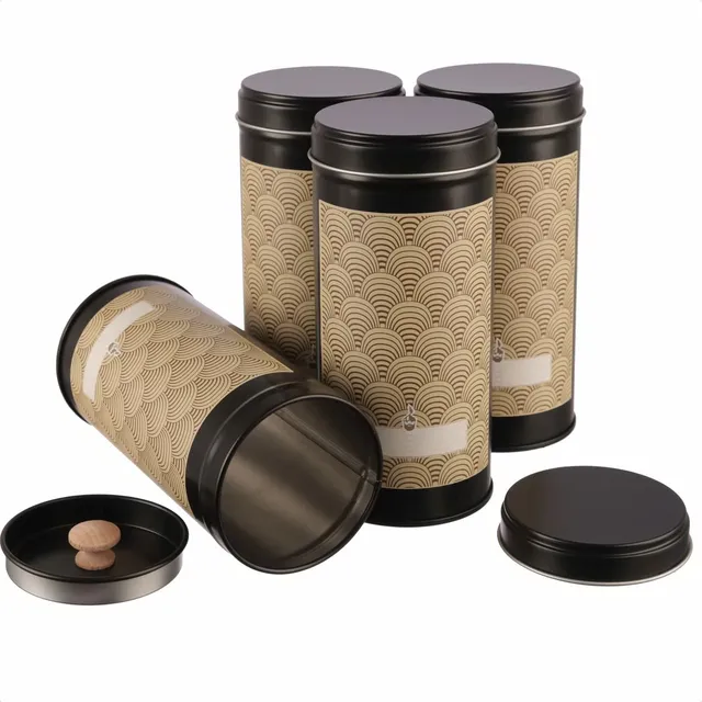 dosenritter-runde-dosen-thea-teedose-100g-4er-set-mit-etikett image 1