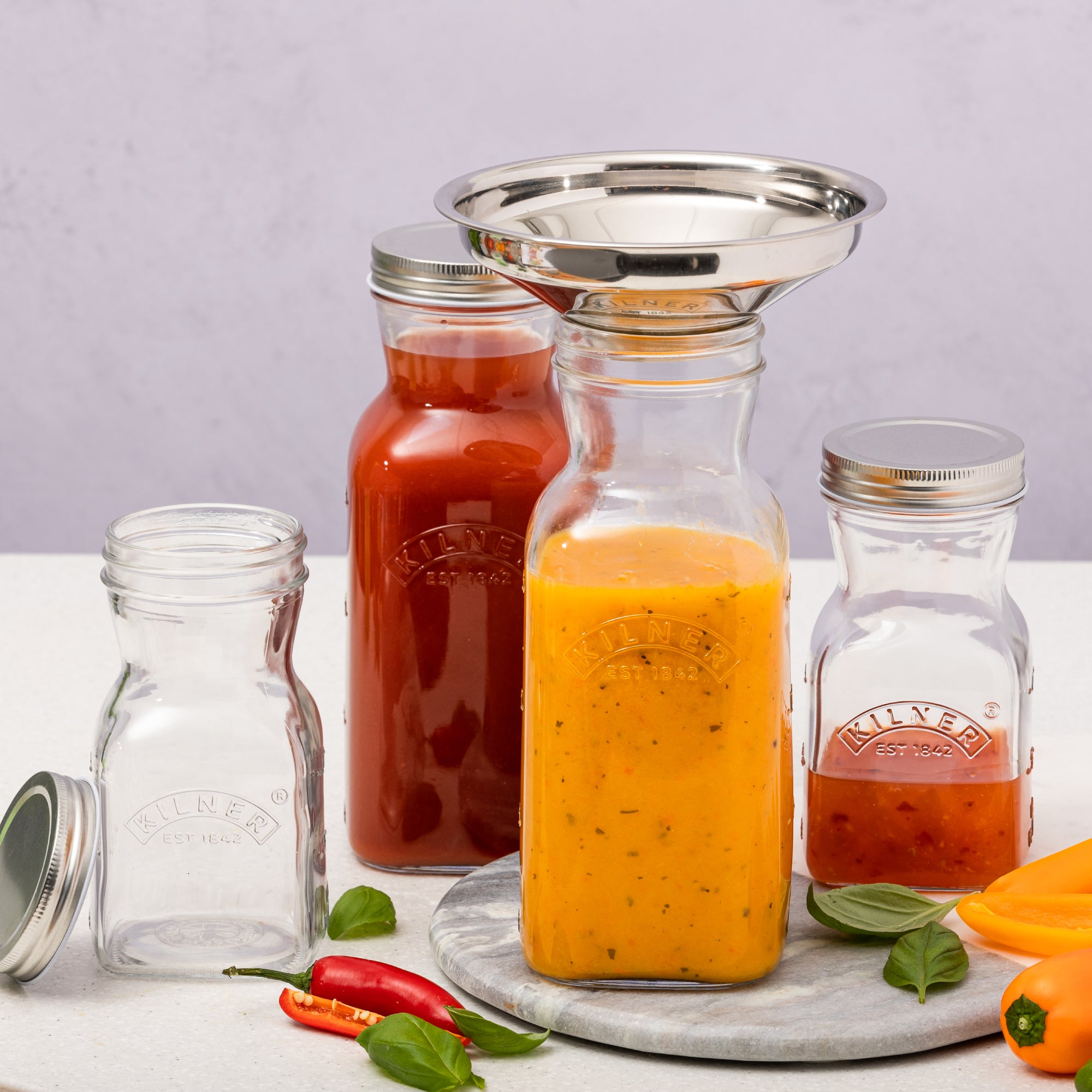 kilner-saft-und-saucenflasche-glas-6er-set-500-ml-1-l image 4