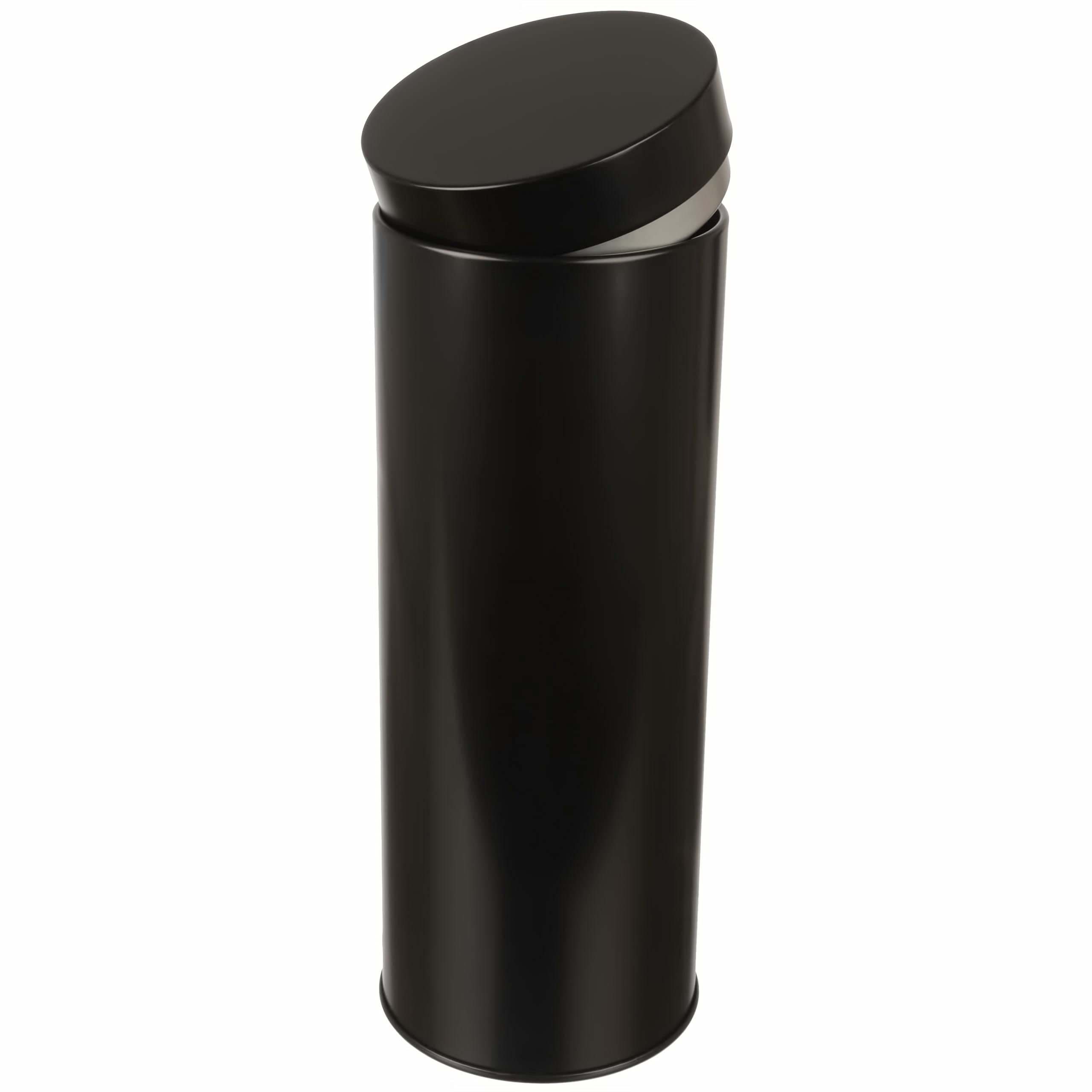 dosenritter-runde-dosen-kaffeepaddose-metall-schwarz-2er-set-aromadicht image 4
