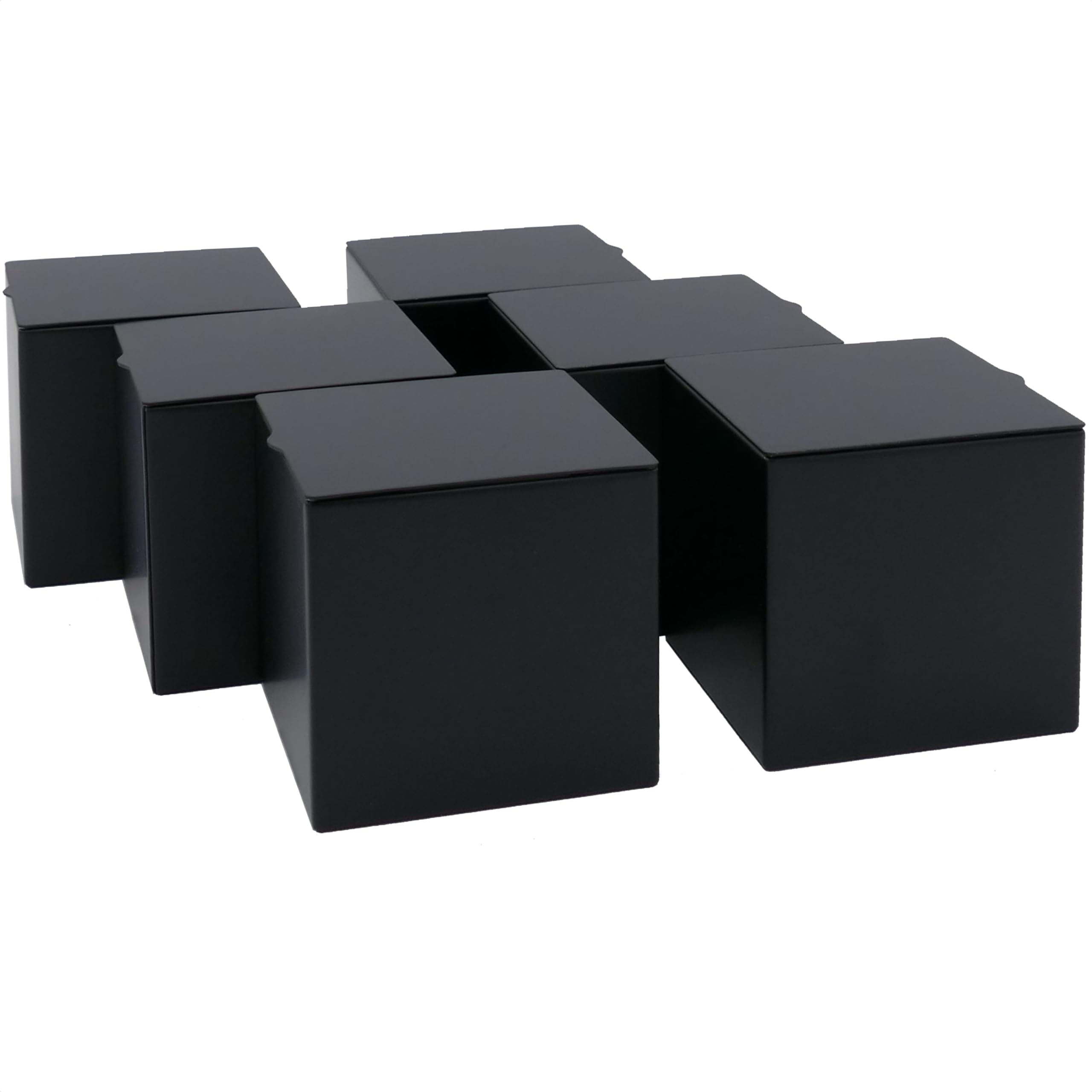 dosenritter-eckige-dosen-vorratsdose-6er-set-schwarz-matt image 1