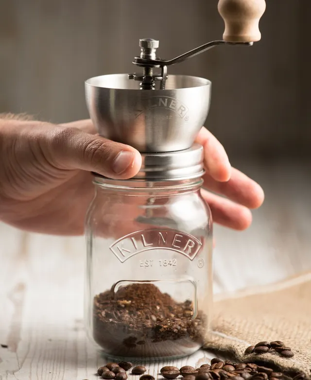 kilner-create-kaffeem-hle-mit-glas-17-fl-oz-edelstahl image 1
