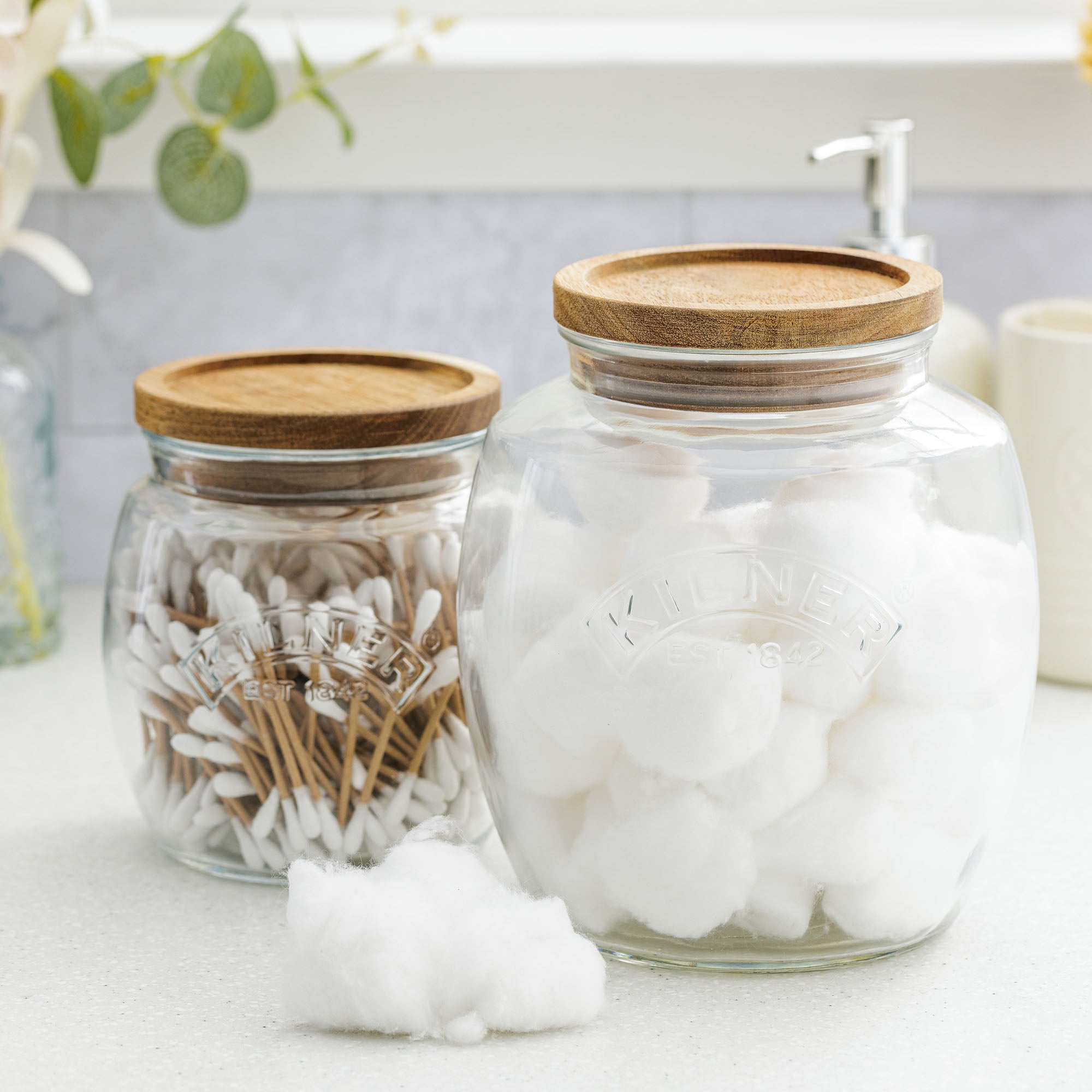 kilner-food-storage-vorratsgl-ser-mit-holzdeckel-2er-set-akazienholz image 3