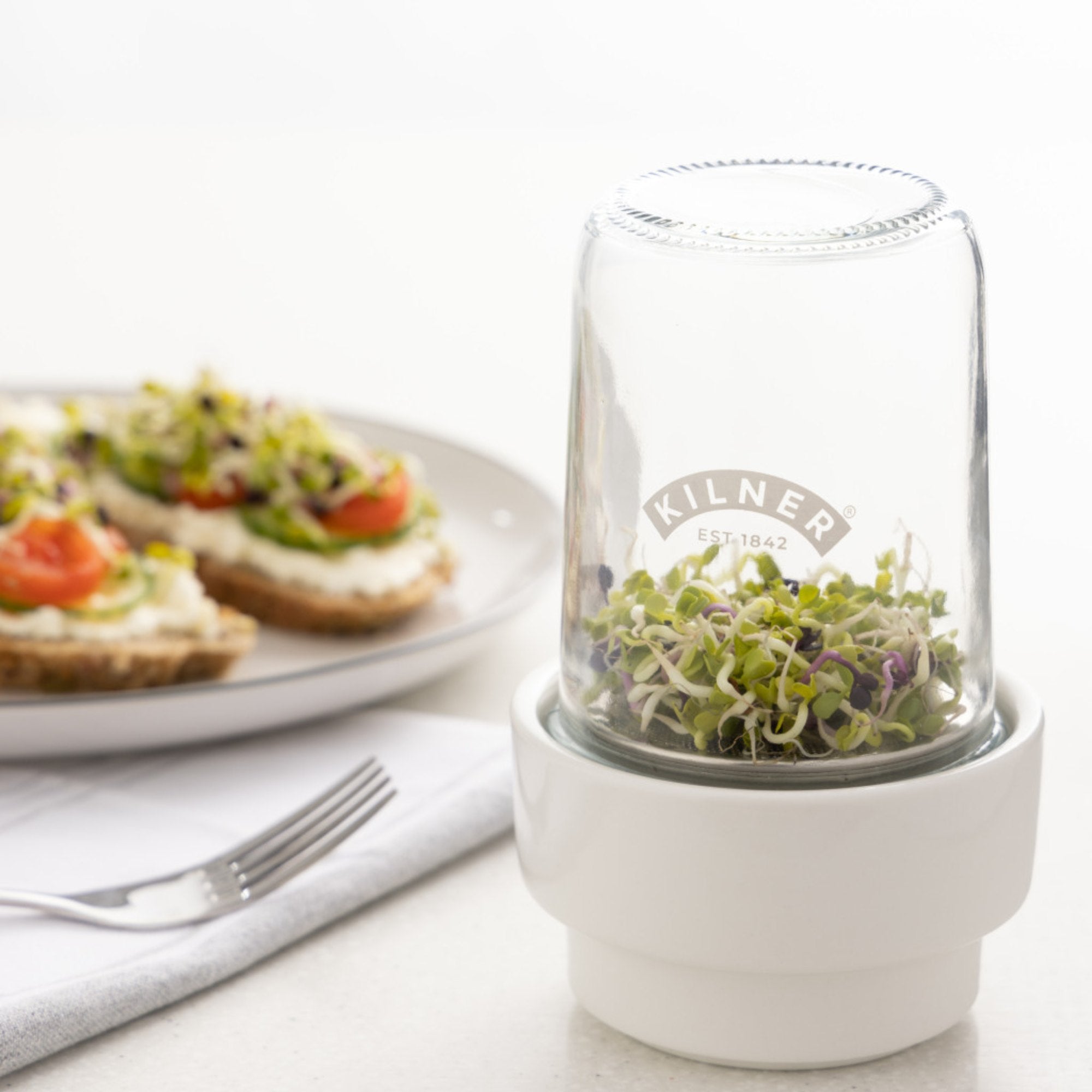 kilner-create-and-make-sprouting-keimglas-set-keramikschale image 5