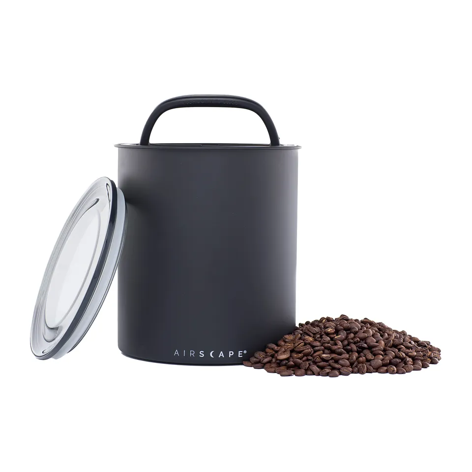 airscape-kilo-kaffeedose-2-5-lb-matt-schwarz-luftdicht image 1