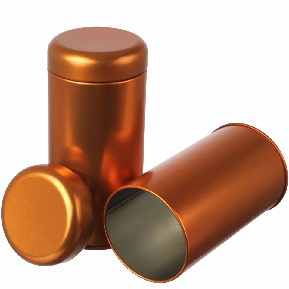 dosenritter-runde-dosen-teedose-kupfer-6er-set-retro image 1