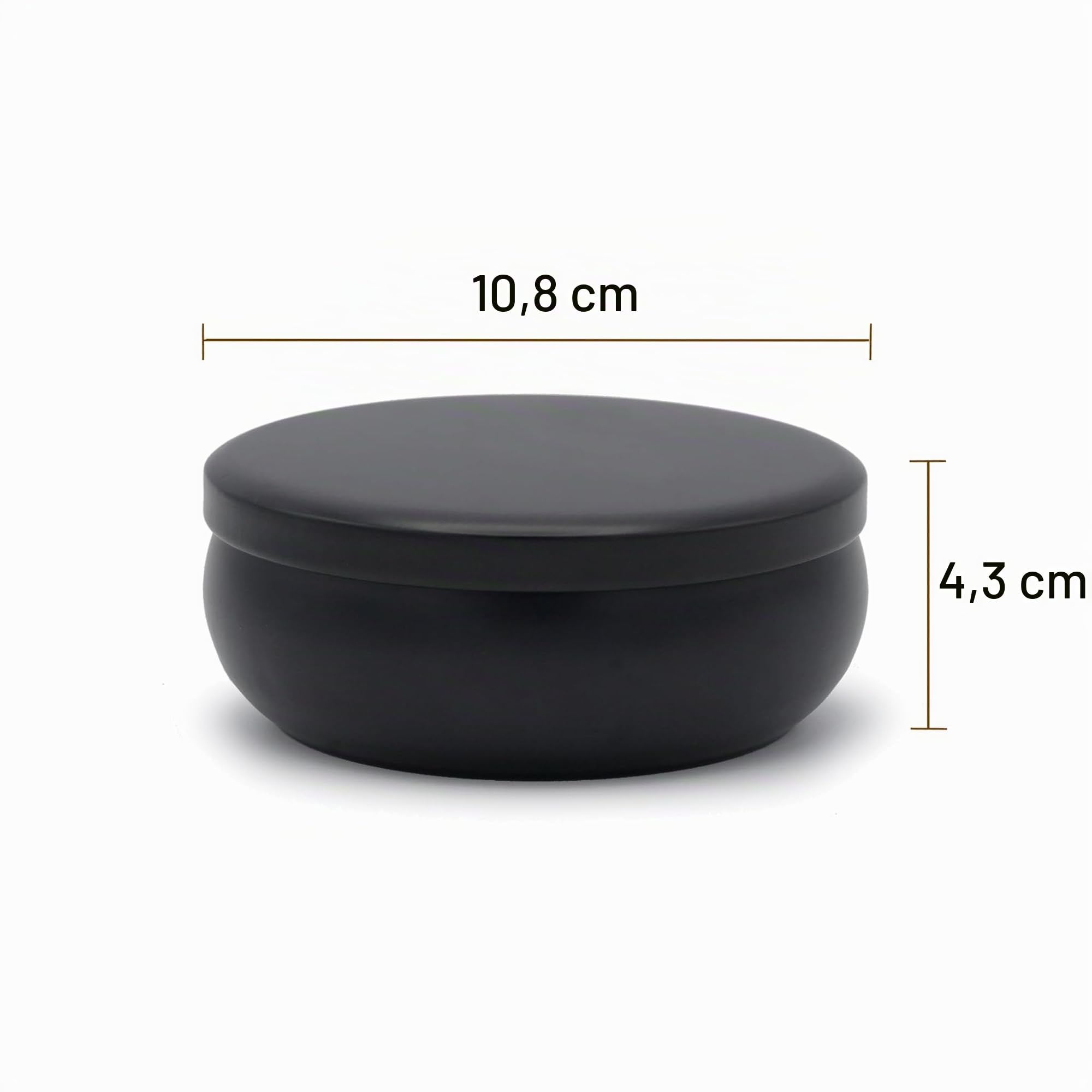 dosenritter-runde-dosen-schmuckdose-schwarz-3er-set-matt image 3