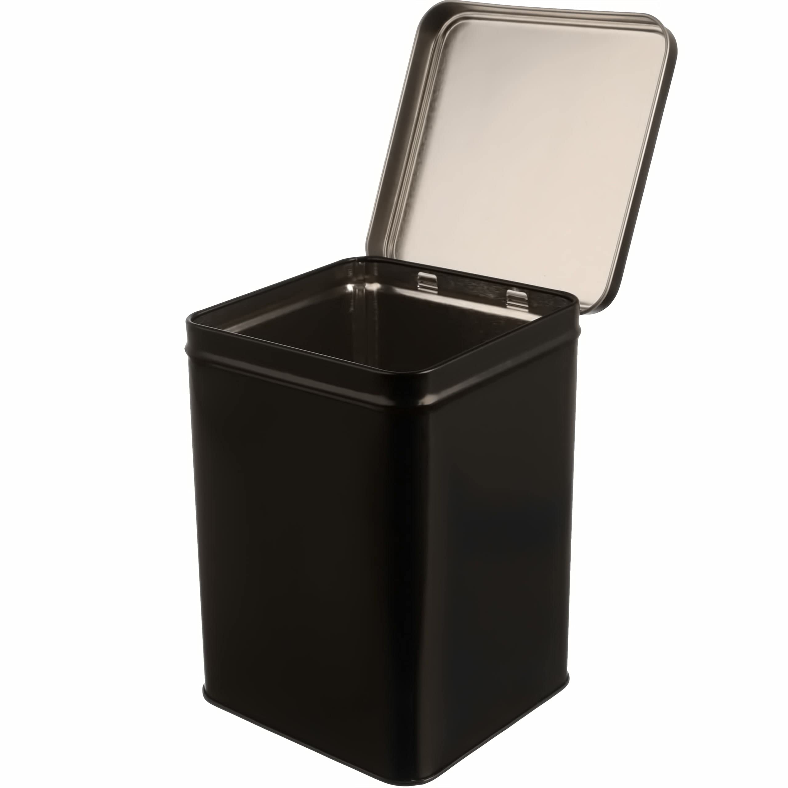 dosenritter-eckige-dosen-vorratsdose-schwarz-2er-set-klappdeckel image 4