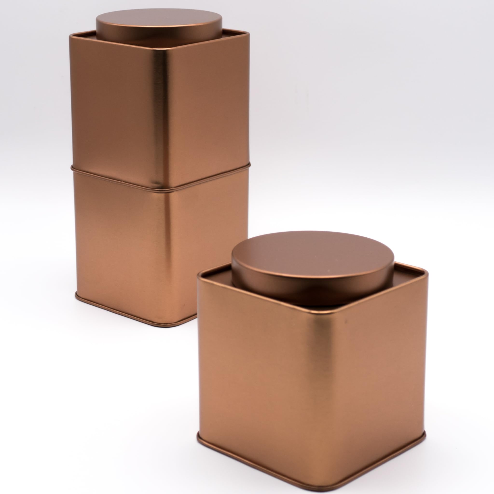 dosenritter-eckige-dosen-teedose-kupfer-6er-set-stapelbar image 3