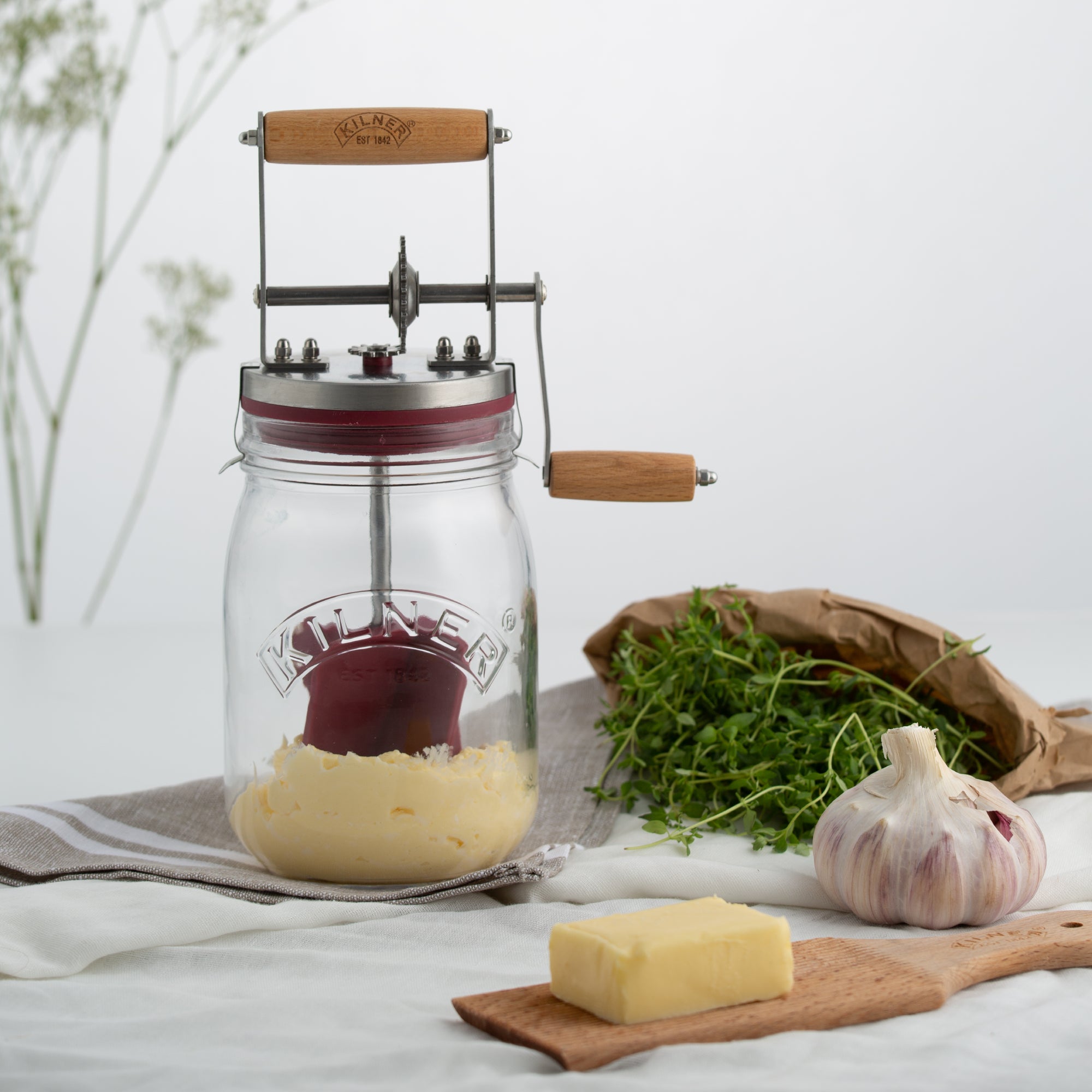kilner-create-and-make-butterfass-butterglocke-set-glas image 2