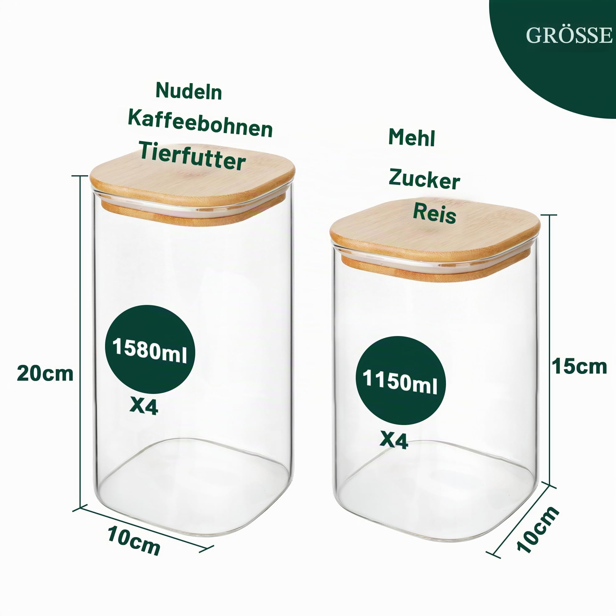libwys-storage-jars-vorratsglas-eckig-1150-1580-ml-8er-set image 3