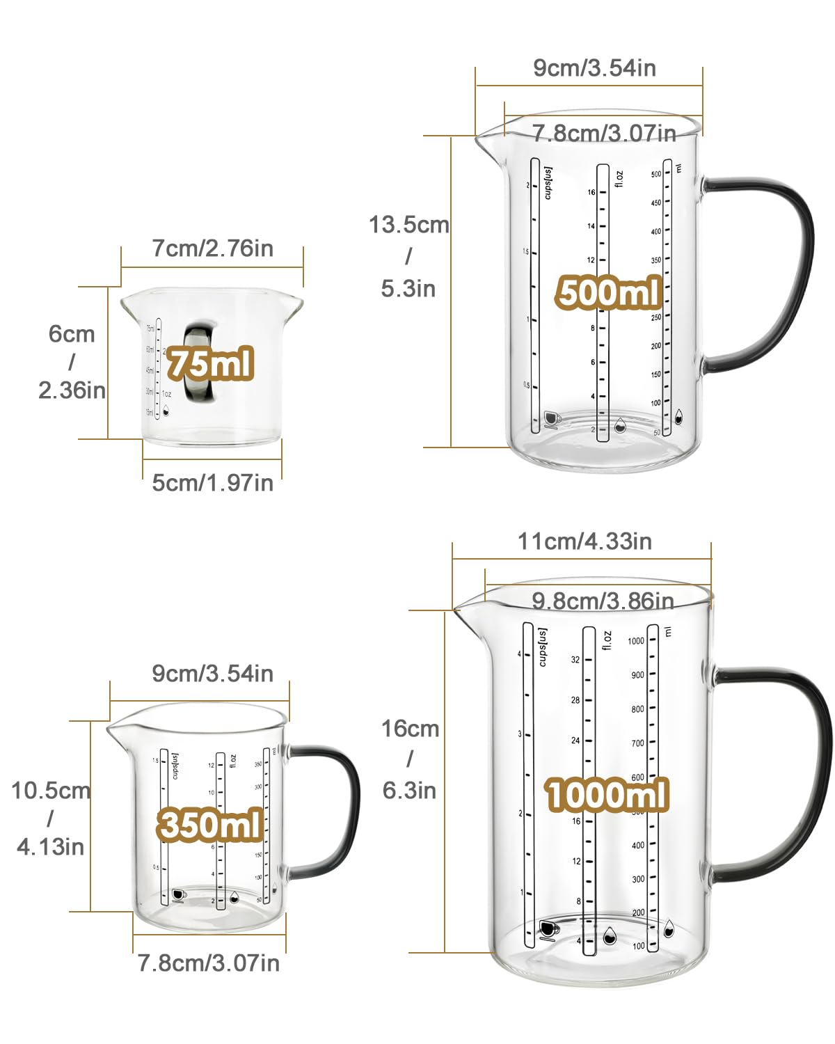 libwys-messbecher-glas-5er-set-1l-hitzebest-ndig-mit-skala image 3