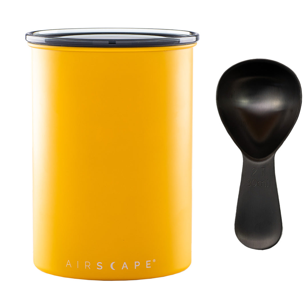 airscape-classic-kaffeeddose-500g-mattschwarz-mit-l-ffel image 8