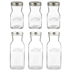 kilner-saft-und-saucenflasche-glas-6er-set-500-ml-1-l image 2