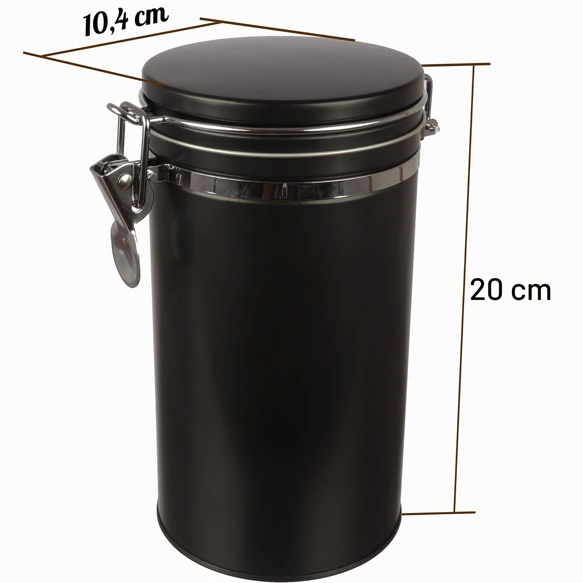 dosenritter-kofi-runde-kaffeedose-2er-set-schwarz-500g image 3