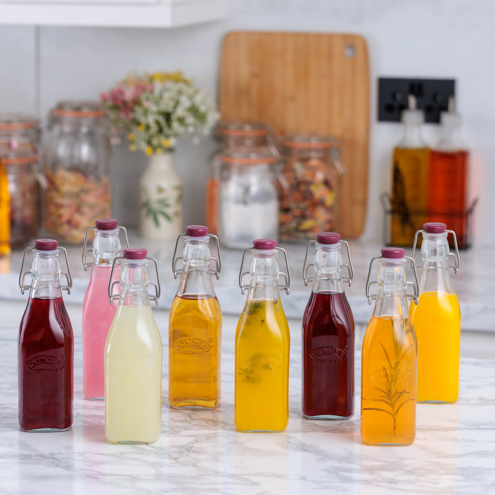 kilner-drinking-square-clip-top-flasche-250-ml-8er-set image 4