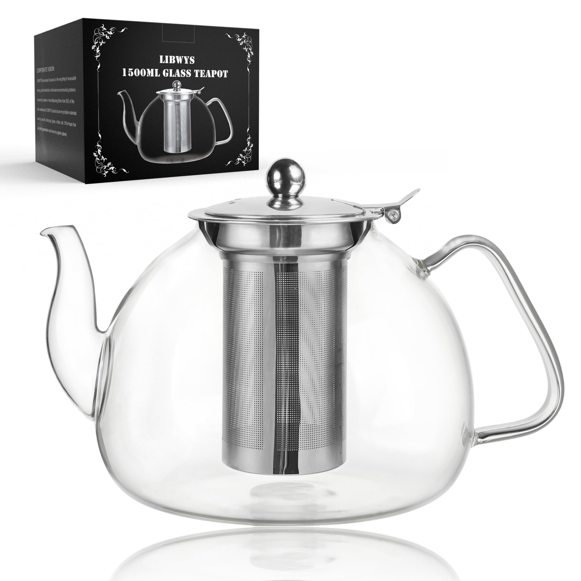 libwys-glaskanne-teekanne-glas-1500ml-mit-siebeinsatz image 1