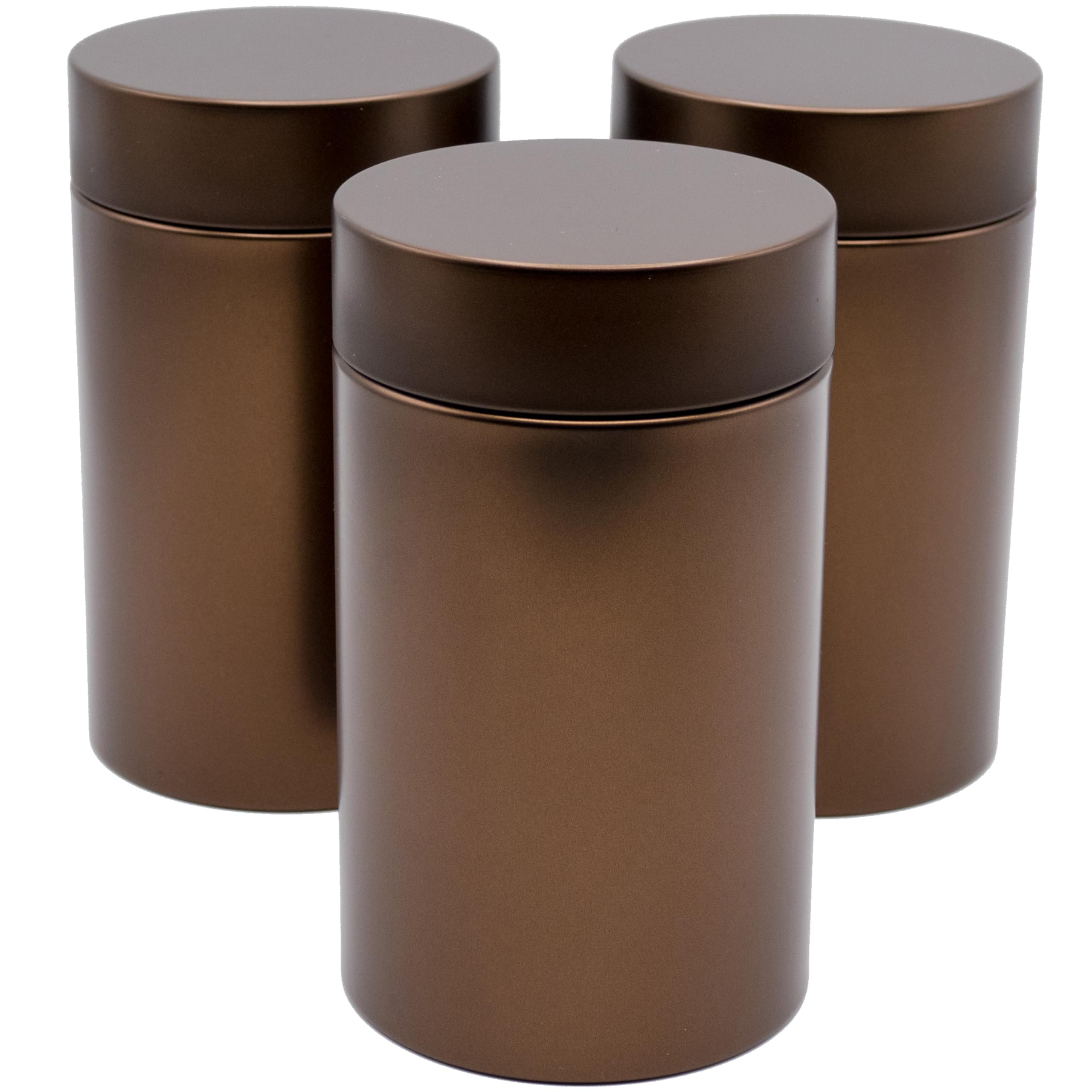 dosenritter-runde-dosen-teedose-3er-kaffeebraun-metallic image 6