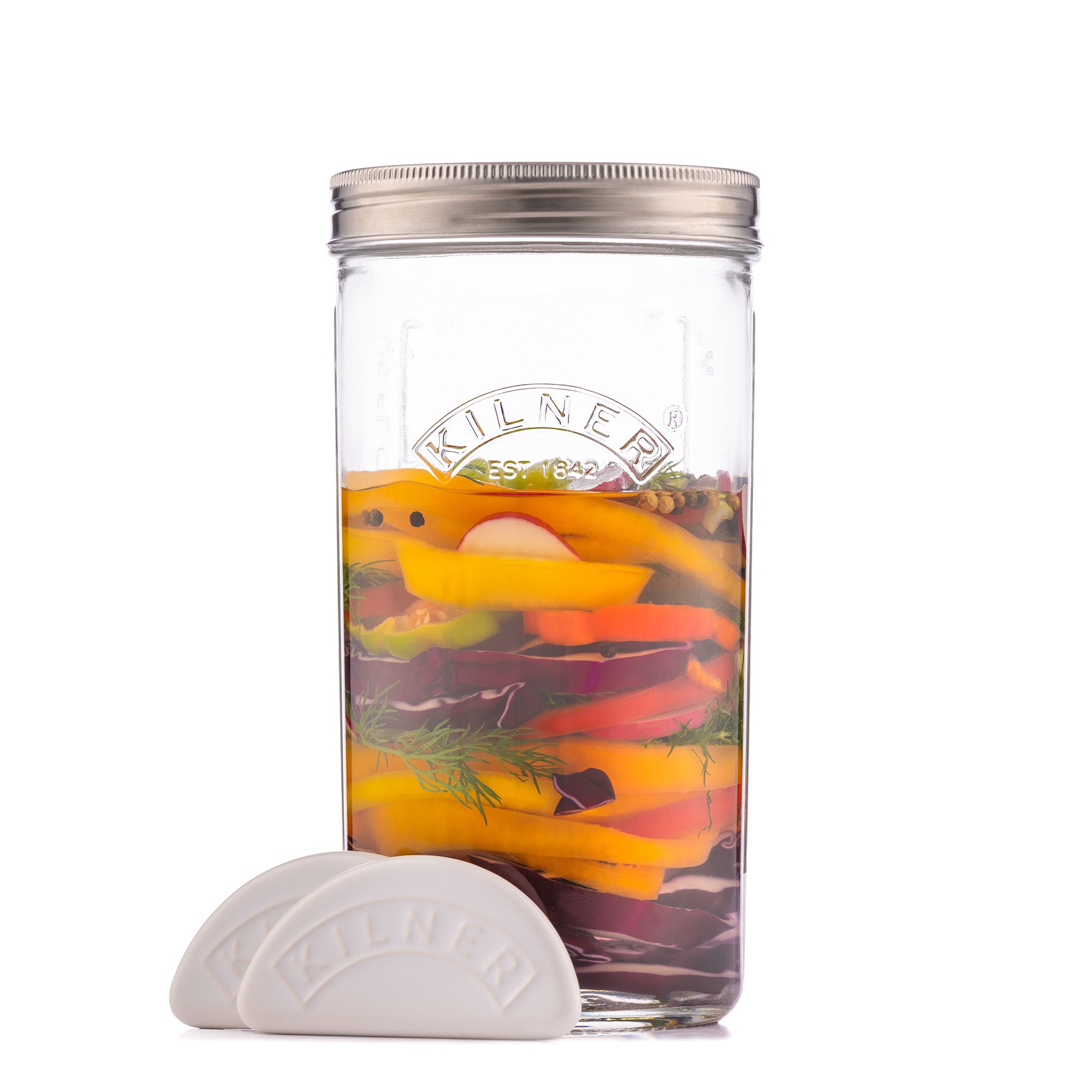kilner-fermentation-fermentierglas-1-l-set-mit-gewichten image 1